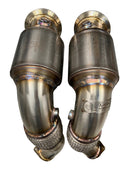 BMW S63 N63 CATTED DOWNPIPES | V8 BMW X5 M AND X6 M X5 X6 550I 650I-5
