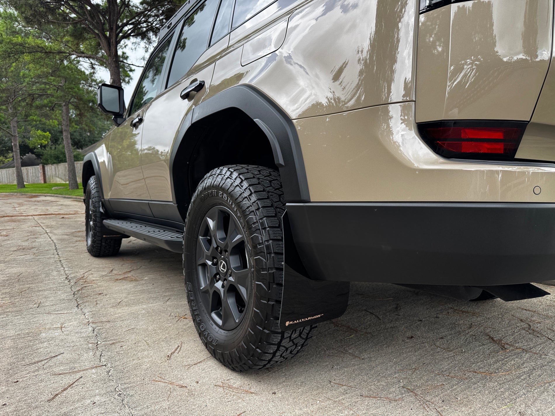 2024-25 Lexus GX-550 Overtrail Black UR Mud Flap