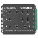 DS18 6-Chnl Speaker Emulator Remote Out Level Matching Controls LED Clip Indicator Hi/Low Converters-1