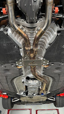 MAD BMW G87 M2 S58 Resonated Single Midpipe (Brace Included)-3