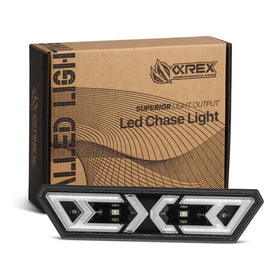 AlphaRex Arrow-X  Universal Multi-Functional Off-Road L.E.D Chase Light - Black