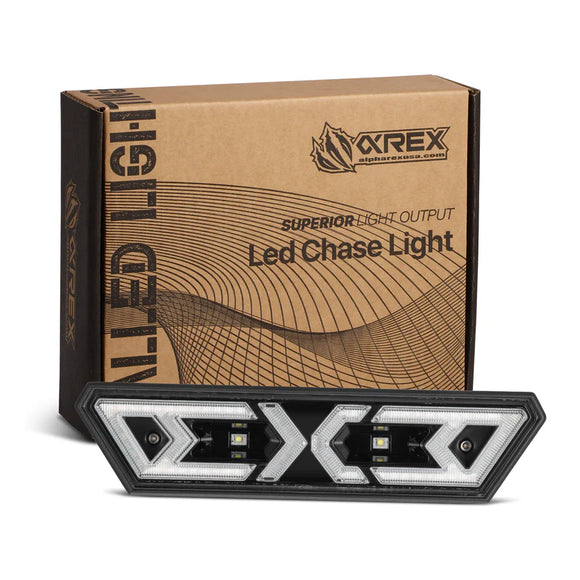 AlphaRex Arrow-X  Universal Multi-Functional Off-Road L.E.D Chase Light - Black