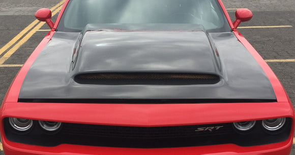 Anderson Composites 2018 Dodge Demon Cowl-Style Carbon Fiber Hood