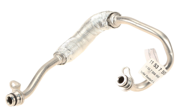 BMW Line Return Cooling Turbocharger (Cylinders 4-6) - Genuine BMW 11537558902