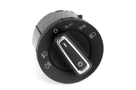 European Headlight Switch For Mk7 | Chrome Trim (Automatic)