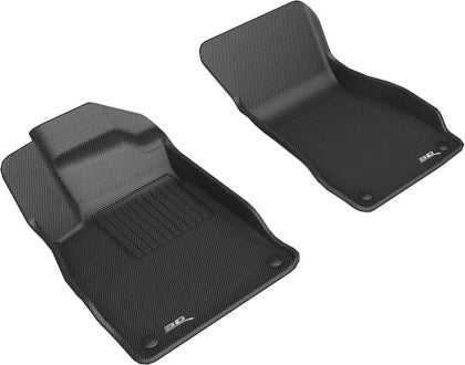 3D MAXpider 19-23 Audi A6/A7 / 21-24 RS6/RS7 Kagu 1st & 2nd Row Floormats - Black