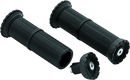 Kuryakyn Riot Universal Grips 1in Satin Black-1