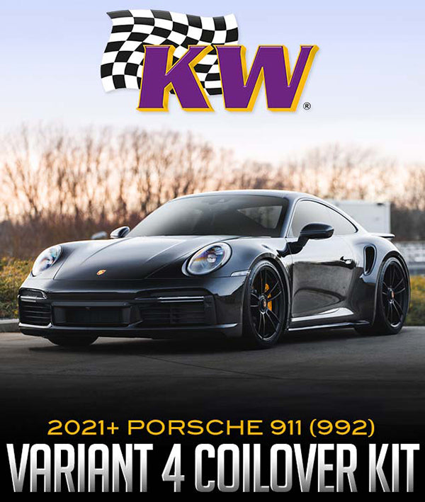KW Coilover Kit V4 2021+ Porsche 911 (991) Turbo /Turbo S/ Coupe / Cabrio - 0