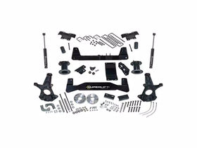 Superlift 14-16 Chevy Silv 1500 4WD 6.5in Lift Kit w/Cast Steel Control Arms & Superlift Rear Shocks