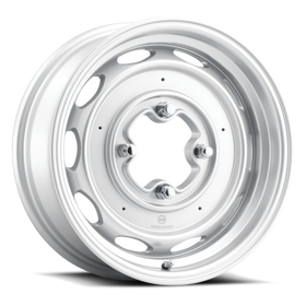 Mobelwagen MW-430S Interceptor 15x4.5in / 4x130 BP / 25mm Offset / 85.85mm Bore - Silver Wheel