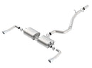 BORLA CAT-BACK EXHAUST SYSTEM: 2014–2019 AUDI A3-1