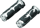 Kuryakyn ISO Flame Grips Throttle-By-Wire Chrome-1