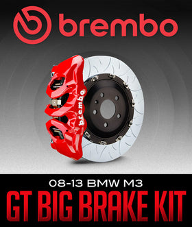 BREMBO BIG BRAKE KIT: 2008–2013 BMW M3 GT BBK 6-PISTON