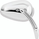 Bikers Choice 65-Up Chrome Tapered Mirrors Universal Custom Pair-1