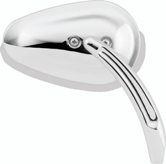Bikers Choice 65-Up Chrome Tapered Mirrors Universal Custom Pair