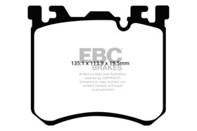 EBC 10-13 BMW X5M 4.4 Twin Turbo Redstuff Front Brake Pads - 0