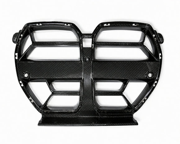 Dry Carbon Fiber Front Kidney Grille for BMW G80 M3 & G82 / G83 M4 2021-2026 Without ACC