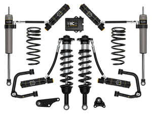 ICON 2024+ Toyota Tacoma 1.25in-3in Stage 6 Suspension System Tubular w/ Triple Rate Spring