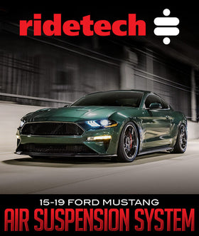 RIDETECH AIR SUSPENSION SYSTEM: 2015–2019 FORD MUSTANG - 0