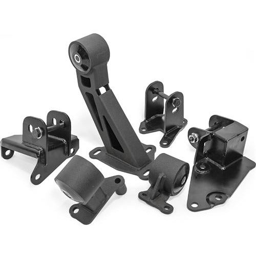 Innovative 96-00 Civic J-Series Black Steel Mounts 75A Bushings (EG/DC Subframe)