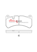 DBA 15-21 Subaru WRX STI Front RP Performance Brake Pads-2
