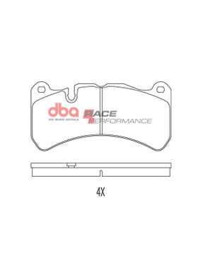 DBA 15-21 Subaru WRX STI Front RP Performance Brake Pads - 0