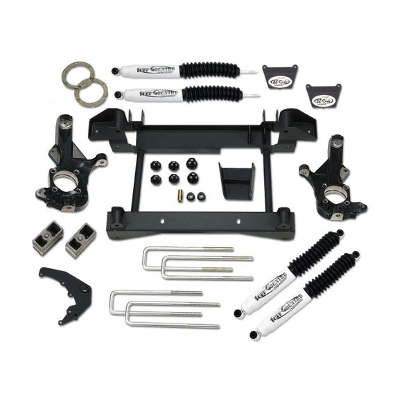Tuff Country 01-06 Chevy Silverado 3500 4x4 4in Lift Kit (w/1pc Sub Frame SX8000 Shocks)