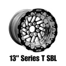 Belak 13x11/5in BS/4x100 BP/High Pad Series Twisted Wheel- Dbl Beadlock Billet (Small Brake Kit Req)-1