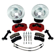 BAER BRAKES 13.5" 6T BRAKE KIT FRT FR Fits 2007-25 Jeep Wrangler JK/JL & 2020-25 Gladiator JT w/OE Spindles & Hubs