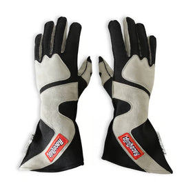 RACEQUIP SFI-5 GRAY/BLK XLG OUTSEAM ANGLE CUT