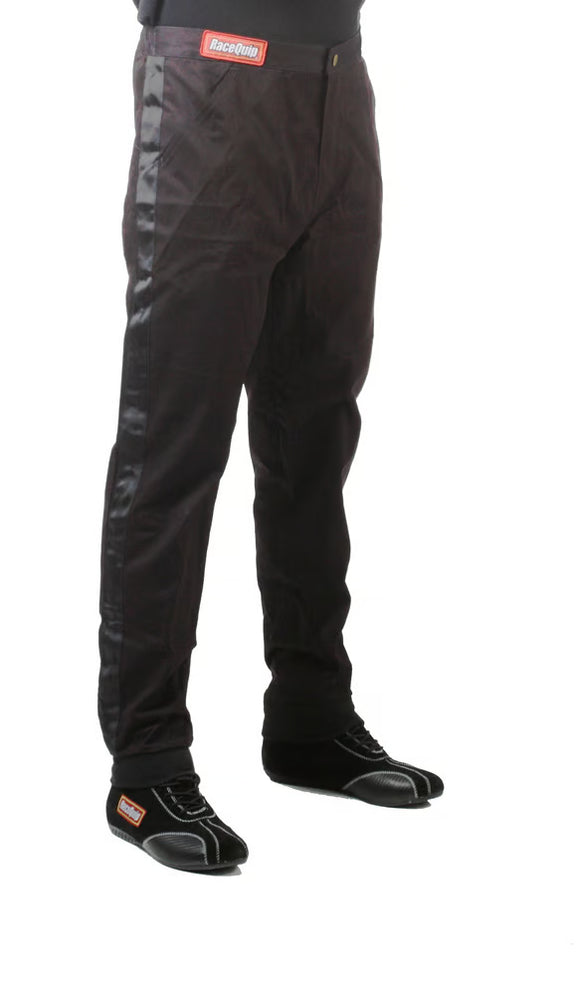 RACEQUIP SFI-1 JR PANTS BLACK TRIM KXLG