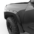 EGR 16+ Toyota Tacoma w/Mudflap Bolt-On Look Color Match Fender Flares - Set - Black-2