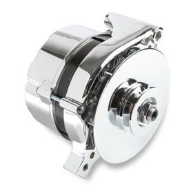 Mr. Gasket Chrome Alternator-Ford 80 Amp