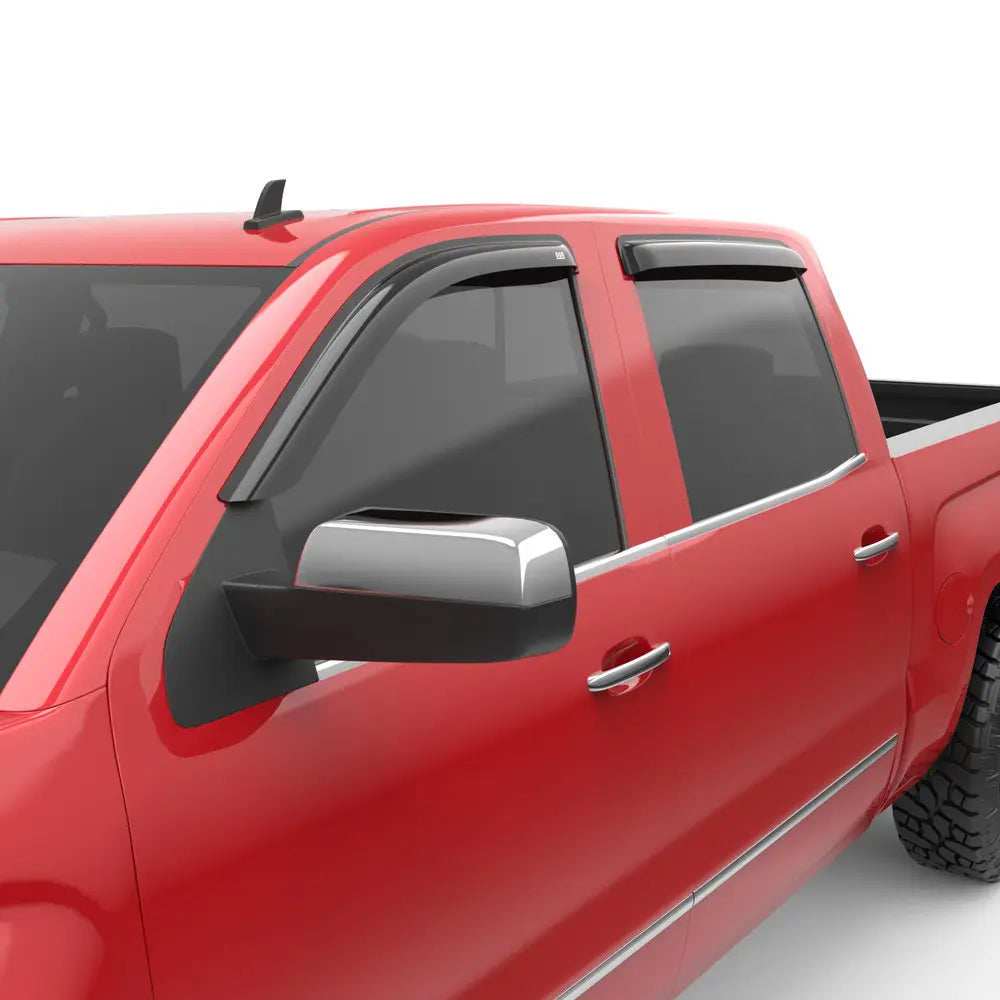 EGR 14+ Chev Silverado Ext Cab Tape-On Window Visors - Set of 4 - 0