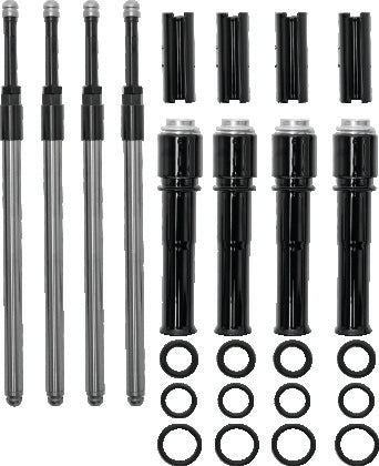 S&S Cycle 99-17 BT Models Quickee Pushrods w/ Gloss Black Covers