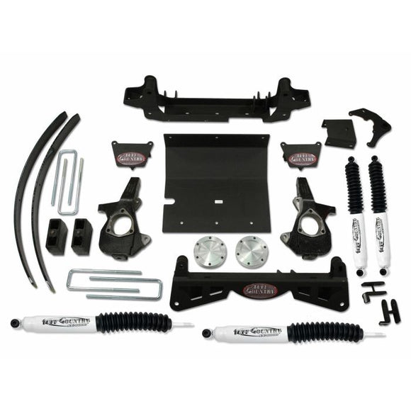 Tuff Country 2006 Silverado 1500 4X4 4in Lft Kt (w/3pc Sub Frm w/o Fctry Air Ride Shocks SX8000)