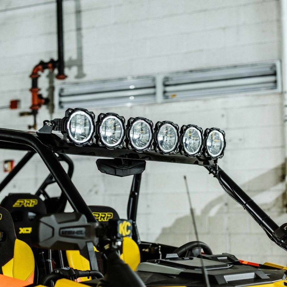 KC HILITES PRO 6 LIGHT BAR KIT: 2020+ POLARIS RZR PRO XP/2022+ POLARIS RZR TURBO R