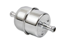 Mr. Gasket Chrome Fuel Filter - Fits 5/16 Inch Hose