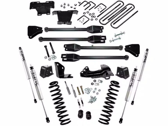 Superlift 05-07 Ford F-250 SuperDuty 4WD Diesel 4in Lift Kit w/ A 4 Link Conversion/Fox 2.0 Shocks