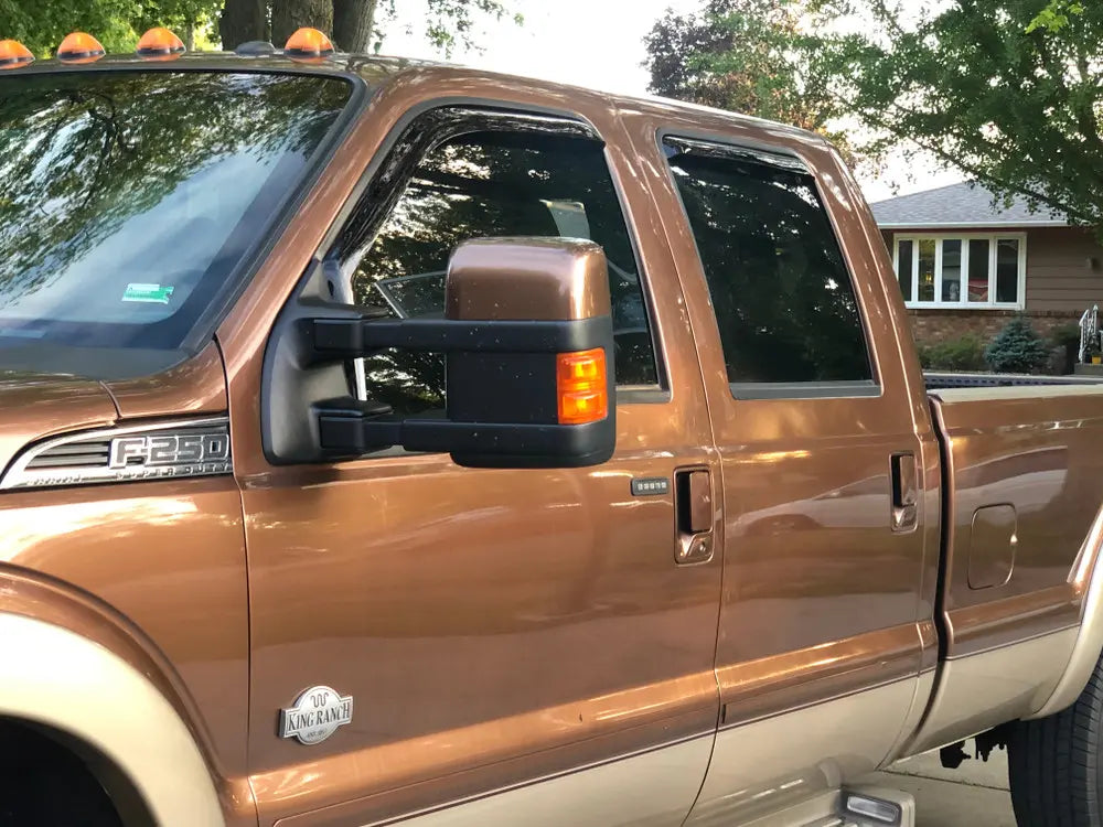 EGR 99+ Ford Super Duty Crew Cab In-Channel Window Visors - Set of 4 (573511) - 0