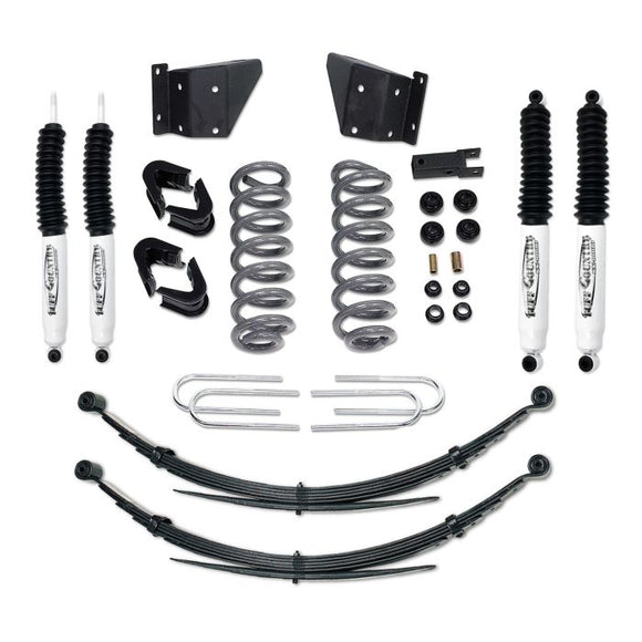 Tuff Country 78-79 Ford Bronco 4x4 4in Performance Lift Kit with Rear Leaf Springs (SX8000 Shocks)