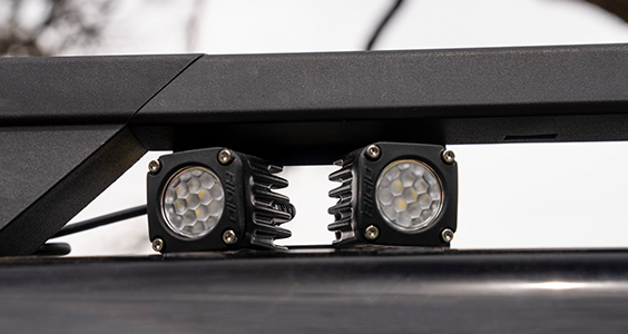 RIGID INDUSTRIES ROOF RACK LED LIGHT MOUNT KIT: 2021 FORD BRONCO SPORT