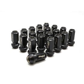 Wheel Mate Muteki TR45 Open End Lug Nuts - Black Chrome - 12x1.50 - 45mm