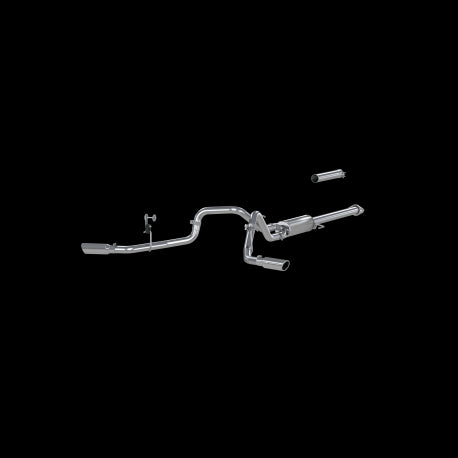 MBRP 2015 Ford F-150 2.7L / 3.5L EcoBoost 2.5in Cat Back Dual Side Split Alum Exhaust System