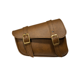 Willie & Max HD Sportsters,Honda Rebel,Custom Hard Tails Brass Monkey Swingarm Bag 4.0 - Warm Brown