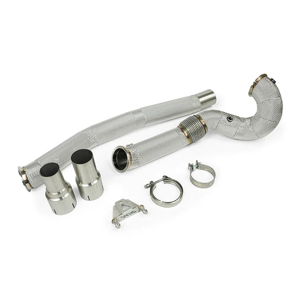 JDY 4" Catless Downpipe for Gen4 MQB Golf 8 GTI/R A3/S3 8Y