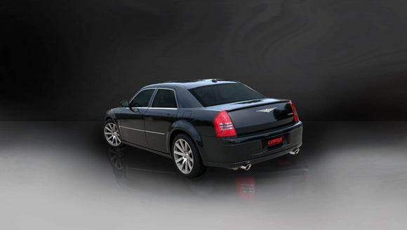 Corsa 2005-2010 Dodge Charger SRT-8 6.1L V8 Black Xtreme Cat-Back Exhaust