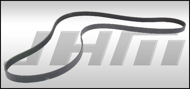 Supercharger Belt (Bando) - STOCK Blower Pulley & 187mm Crank pulley for B8-B8.5, S4-S5, C6 A6, C7 A6-A7, Q7 and B8 Q5-SQ5 3.0T FSI