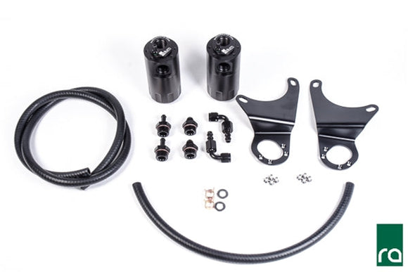 CATCH CAN KIT, DUAL, EVO 8-9