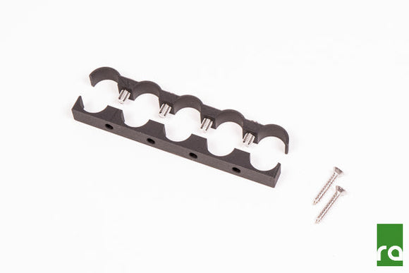 Radium Engineering Hose Separator Clamp - 5 Way